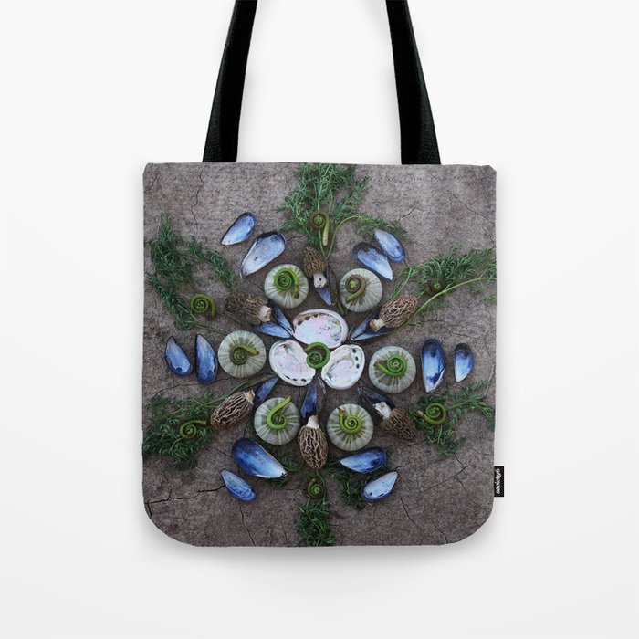 Nature Mandala: April Tote Bag