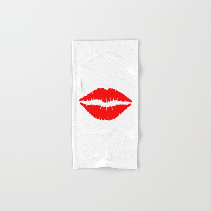 KISS LIPS COMIC Hand & Bath Towel