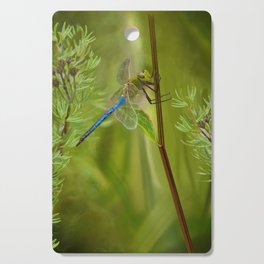 Blue and Green Dragonfly Cutting Board