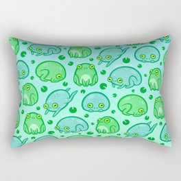 Friendly Frogs Rectangular Pillow