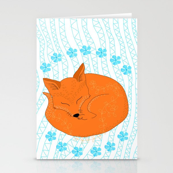Sweet Foxy Dreams Stationery Cards