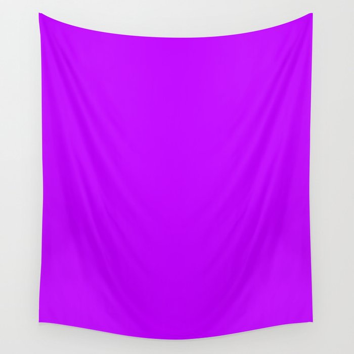 Electric Purple - solid color Wall Tapestry
