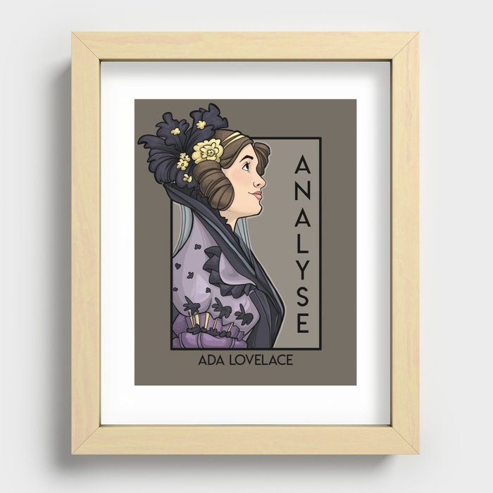 Analyse Recessed Framed Print