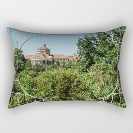The Botanical Garden in Munich Nymphenburg wall art print Rectangular Pillow