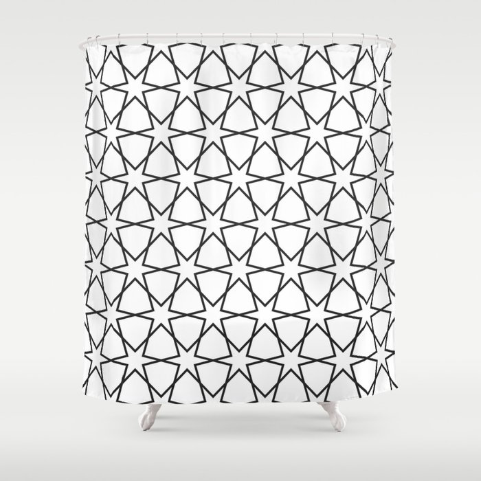 islamic geometric art shower