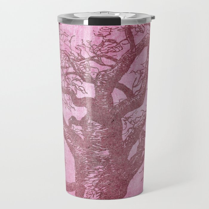 Baobab Tree Litho Travel Mug