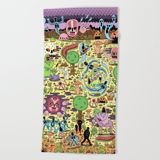Ghost World Beach Towel