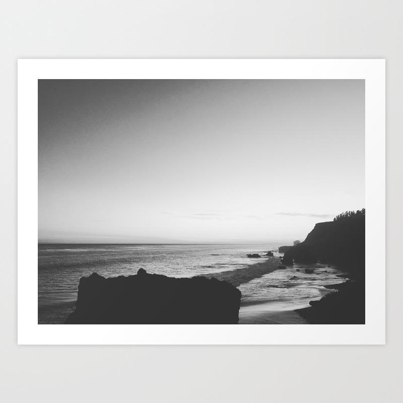 Malibu Coast El Matador State Beach At Sunset Art Print By