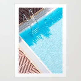 swimming pool Art Print