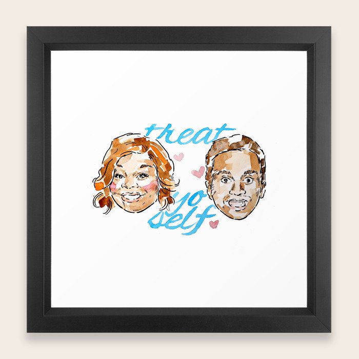 Treat Yo Self 2017 Donna And Tom Framed Art Print By