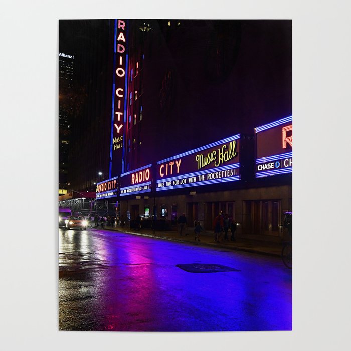 Reflections of Radio City Music Hall Poster