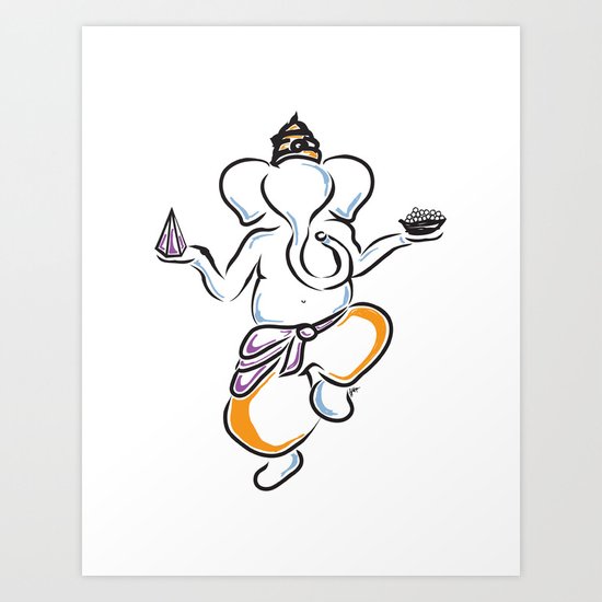 Servant of Ganesh 1 Art Print