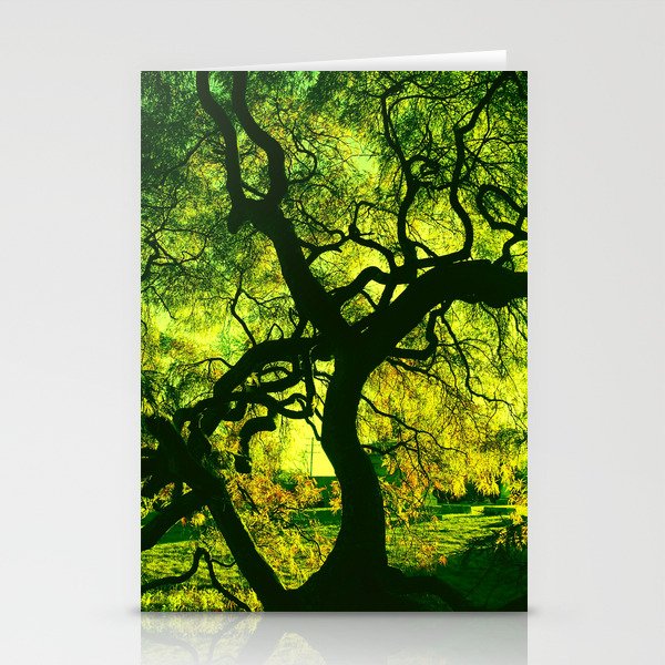 Green is the Tree Stationery Cards