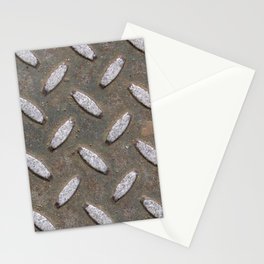Steel Diamond Plate Stationery Cards