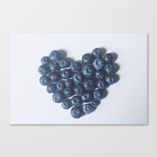 Blueberry Love Canvas Print
