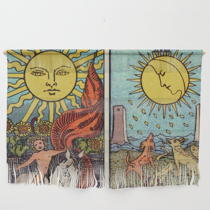 Moon and Sun Tarot | Colour Wall Hanging