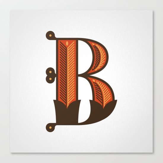 The Letter B Canvas Print