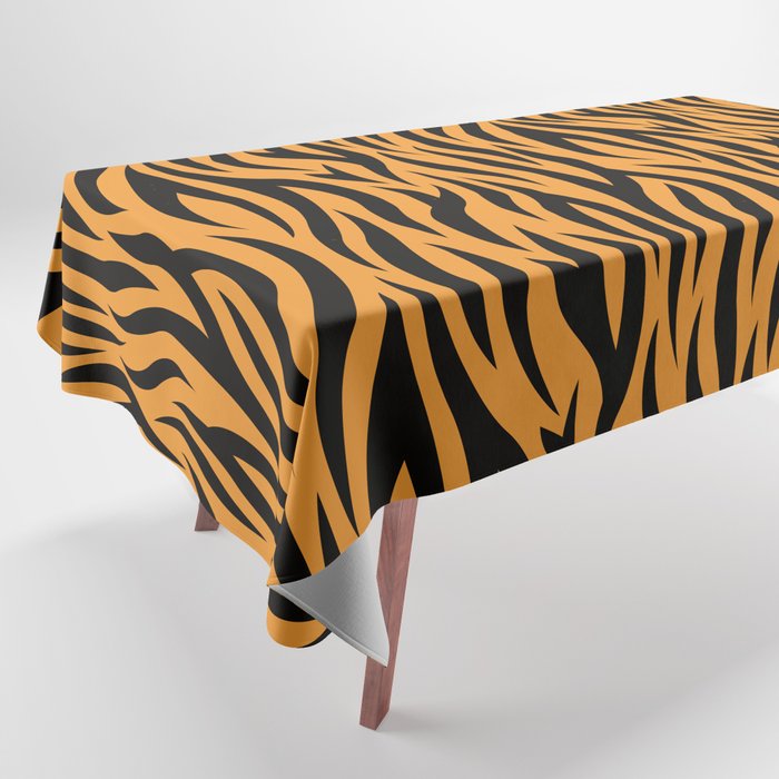 Tiger Skin Stripes Tablecloth