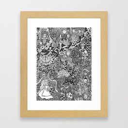 Alice in Trance Framed Art Print