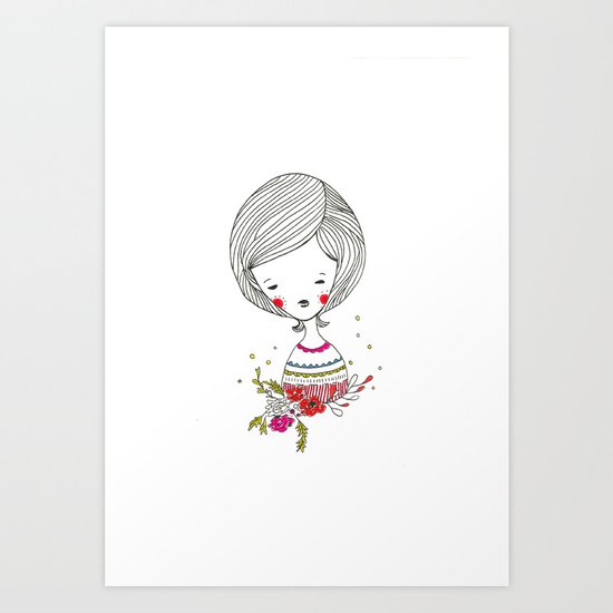 Maya Art Print
