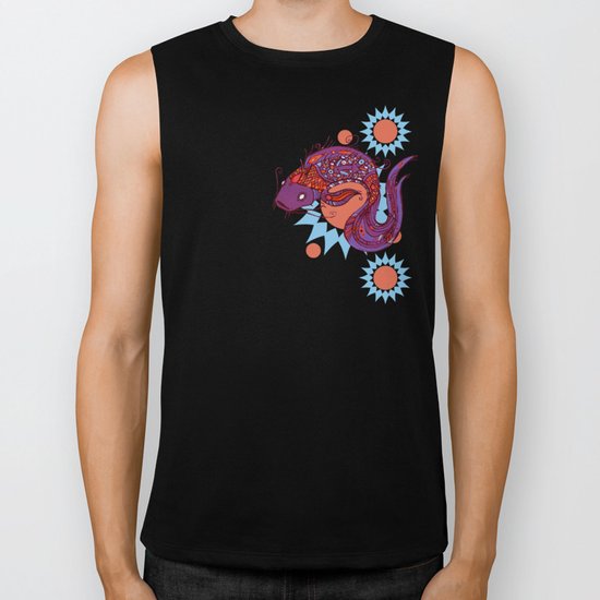 Space Koi koi Biker Tank