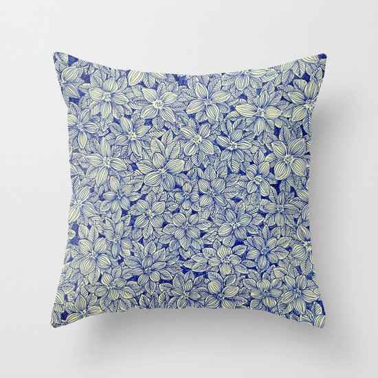 dogwood Throw Pillow