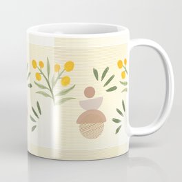 Shapes Yellow Flower Coffee Mug