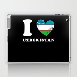 Uzbekistan I Love Uzbekistan Laptop Skin