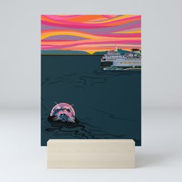 Silent Sailor Mini Art Print