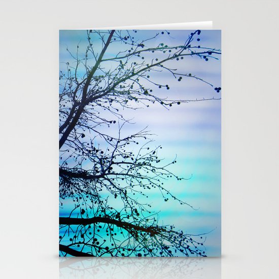 tree of wishes Stationery Cards