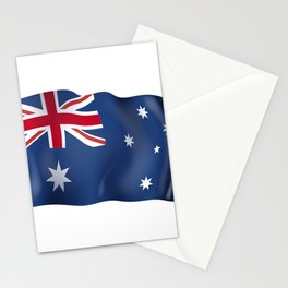 Australia flag Stationery Card