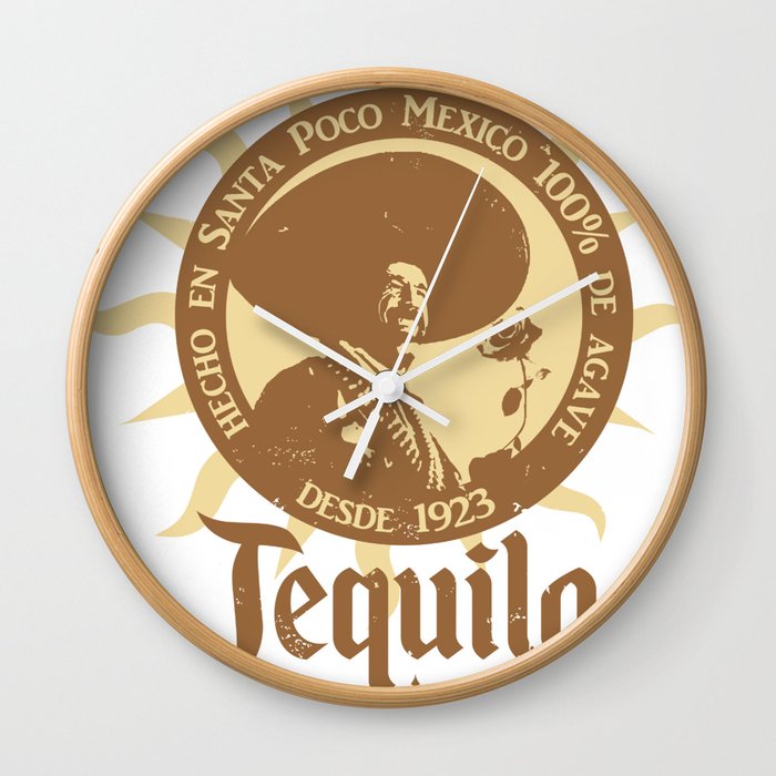 El Guapo Tequila Wall Clock