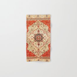 Mohtasham Kashan Antique Persian Rug Print Hand & Bath Towel