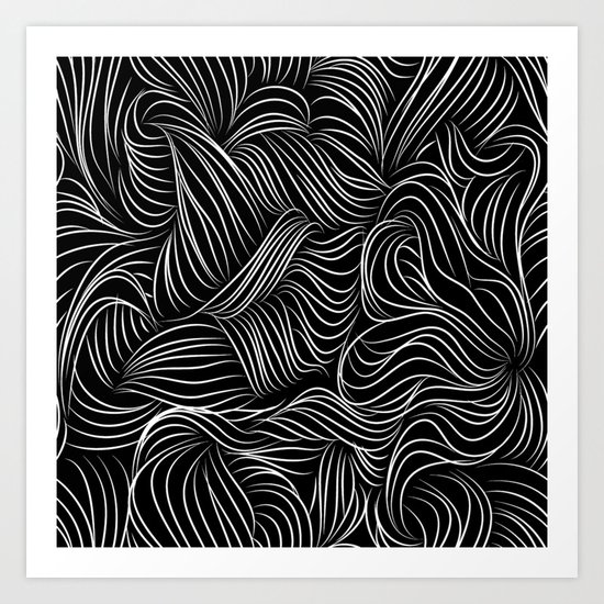 Lines view Art Print