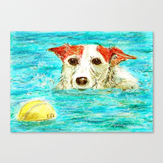 Jack Russell Terrier Canvas Print
