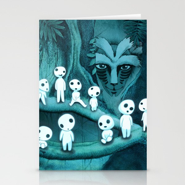 Kodama And The Forest Spirit Stationery Cards By Dksartdesign Society6 Need a futami kodama shrine image or photo? kodama and the forest spirit stationery cards by dksartdesign