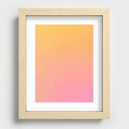 22 Plain Gradient Aesthetic 220617  Minimalist Art Valourine Digital  Recessed Framed Print