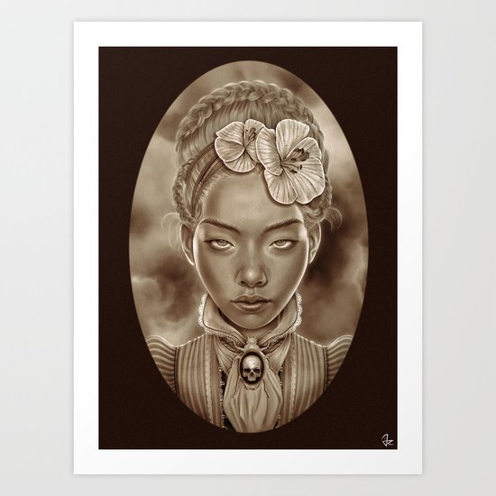 "VICTORIAN GHOST" Art Print