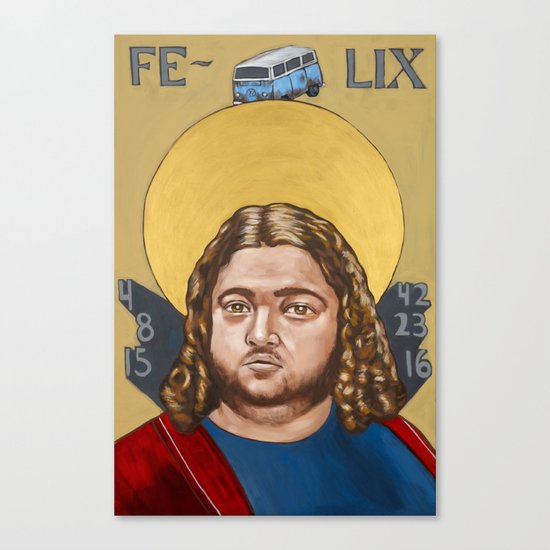 Saints of LOST | Hurley Canvas Print