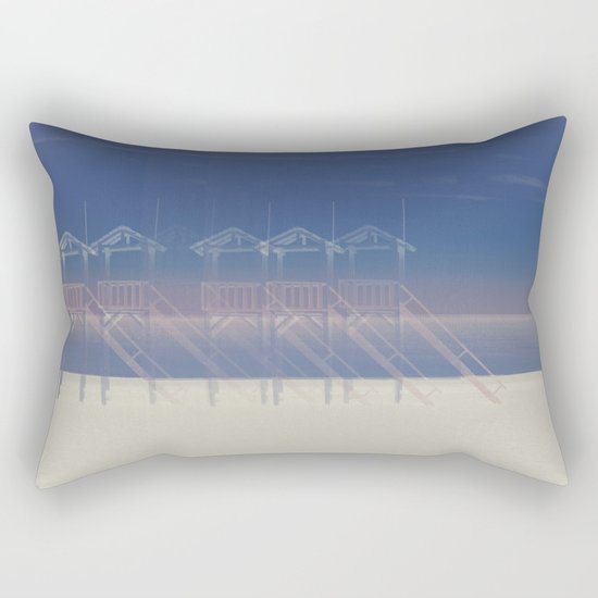 Summer beach Rectangular Pillow