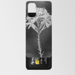 Black And White Orchid Flower Photography Epidendrum Radicans Android Card Case