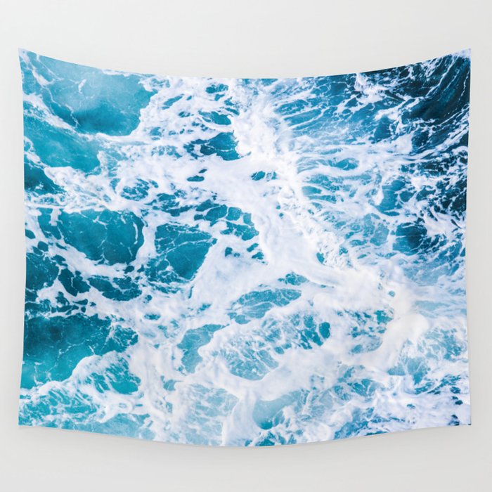 Perfect Ocean Sea Waves Wall Tapestry