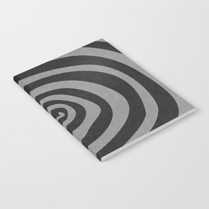 boho hypnosis - charcoal Notebook