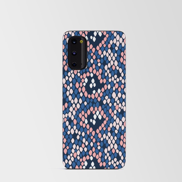 Snakeskin Pattern (Blue and Pink) Android Card Case