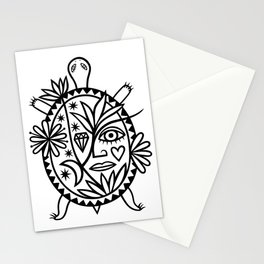 B&W Turtle Stationery Cards