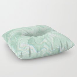 Green blue marble texture. Floor Pillow