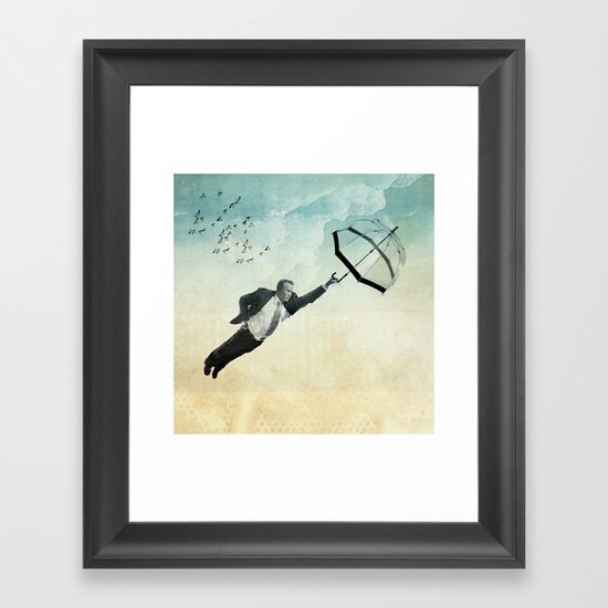 flying high Framed Art Print