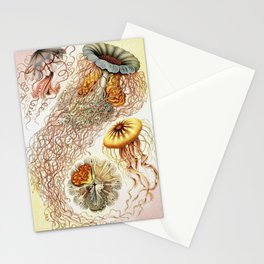 SEA CREATURES COLLAGE-Ernst Haeckel Stationery Card