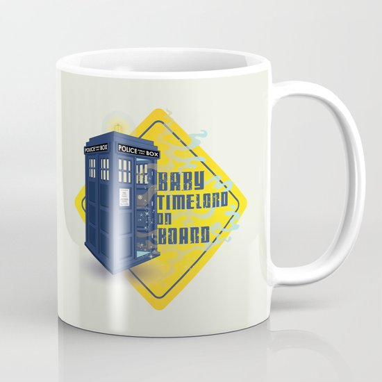 Doctor Who Tardis - Baby Timelord on Board Mug
