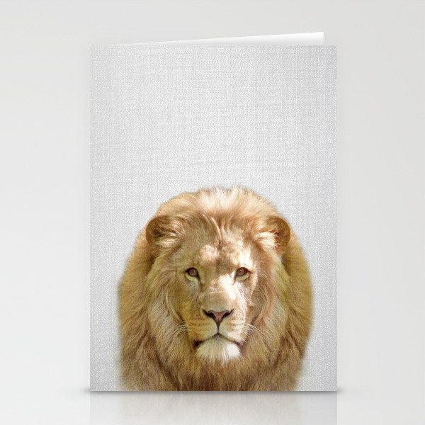 Lion - Colorful Stationery Cards